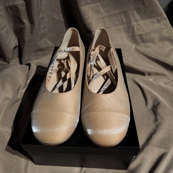 2001 CHANEL Balerina "Ballet" Shoes Size 39/8 with box and bag. 100% AUTHENTIC - Picture 3 of 8